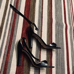 Elegant Leather Heels - 11/41 Size